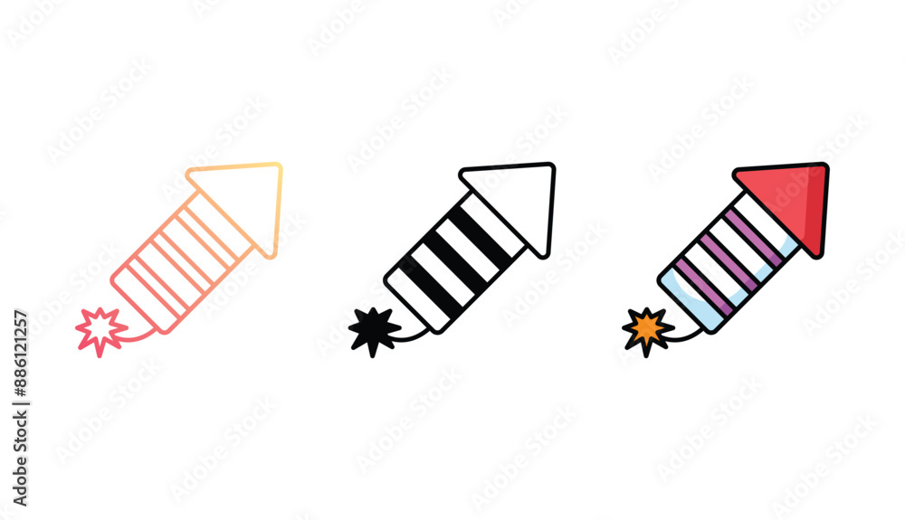 Independence Day icon design with white background stock illustration Independence Day icon design with white background stock illustration