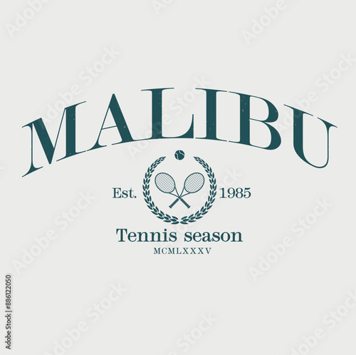 Tennis Club Logo Design - Sport and Activity Emblem