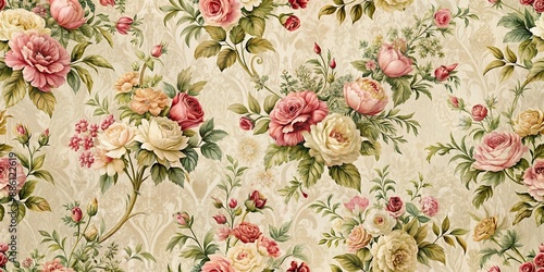 Aesthetic floral wallpaper with vintage design elements , vintage, floral, background, pattern, decoration, home decor