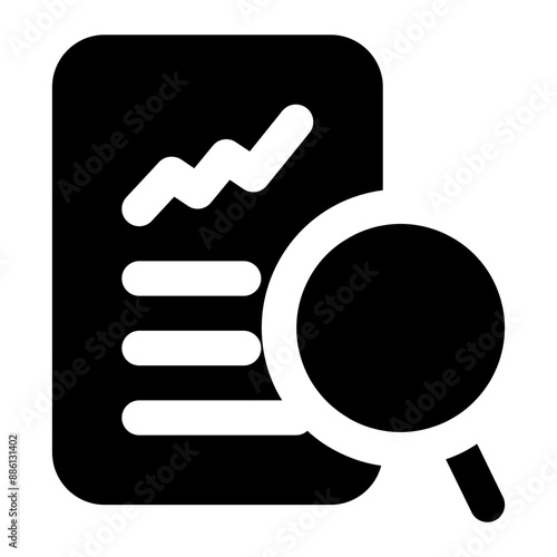 market research icon for illustration
