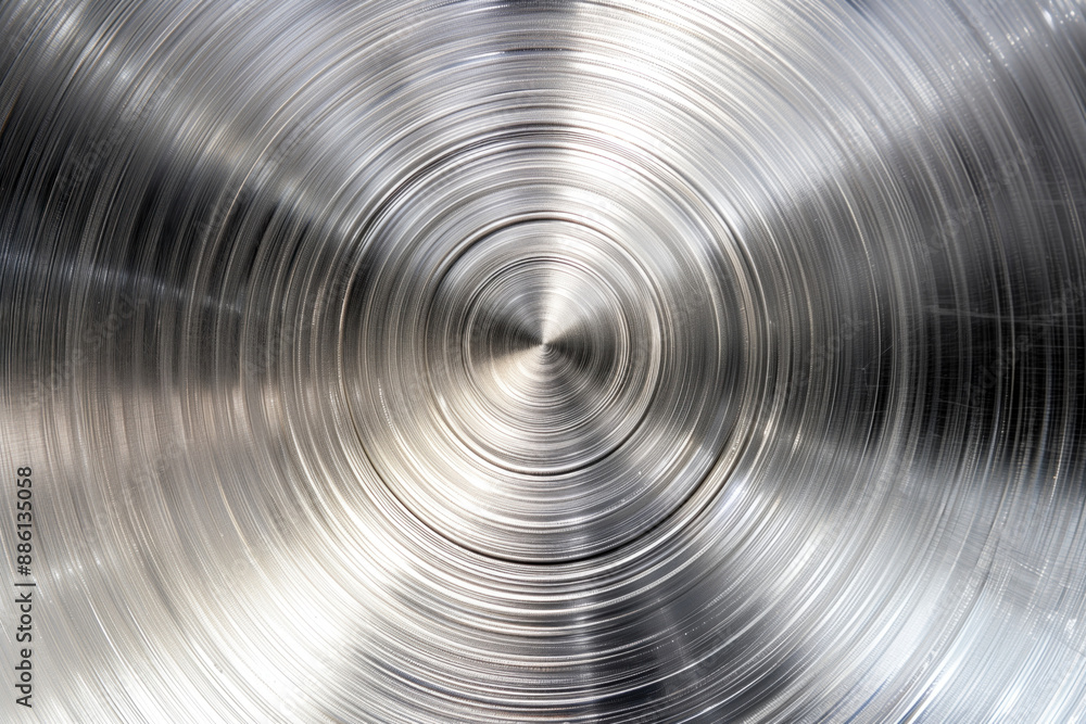 Circular brushed silver metal texture Circular brushed silver metal texture