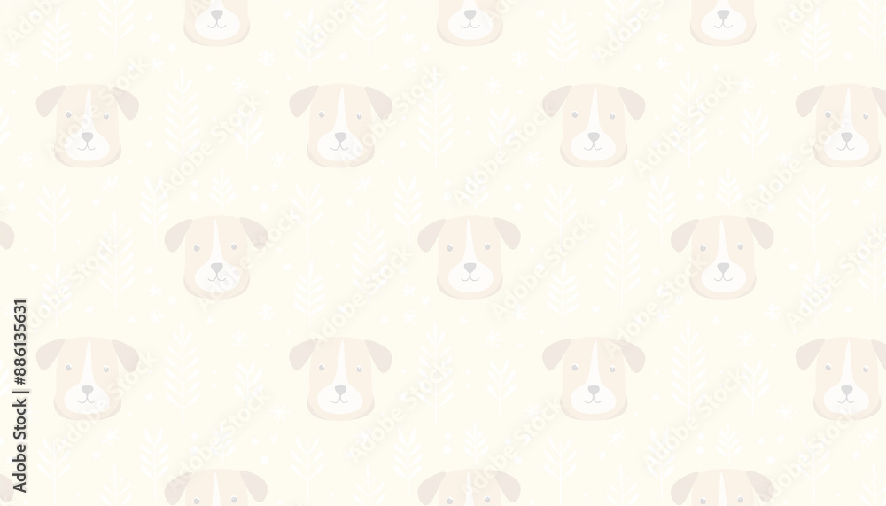 Pale dog design for use on cloth. Pale dog design for use on cloth.