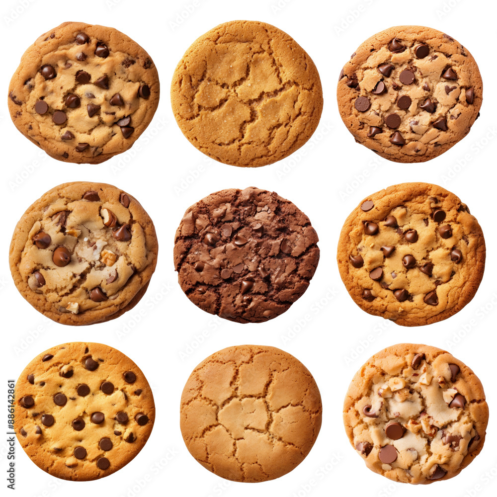 Cookies png cut out set Cookies png cut out set