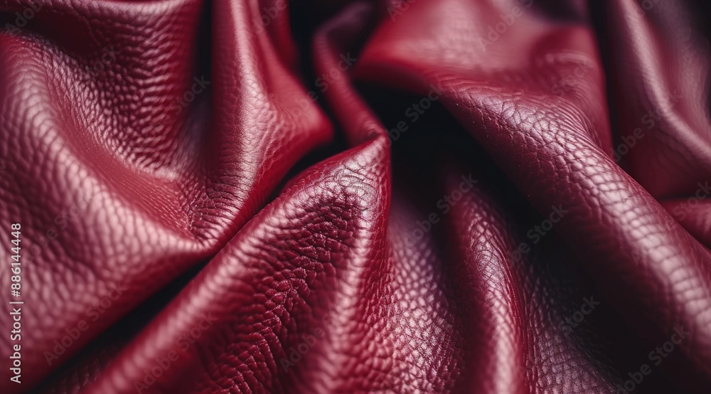 Fototapeta premium red silk fabric