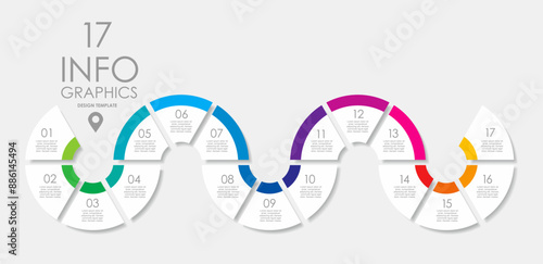Infographic design template with place for your data. Vector illustration.