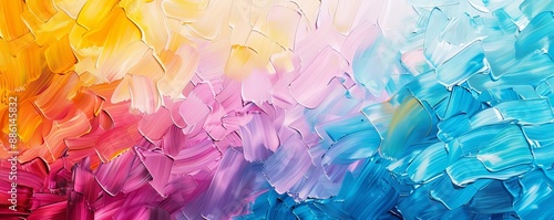 Hand drawn, abstract oil painting on canvas. Modern, contemporary art. Colorful canvas. Wall decor background.