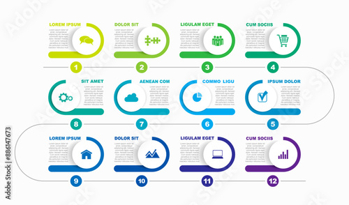 Infographic design template with place for your data. Vector illustration.