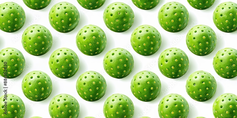 Pattern of green pickleballs isolated on background , pickleball, sport, ball, pattern, design, texture, seamless, background Pattern of green pickleballs isolated on background , pickleball, sport, ball, pattern, design, texture, seamless, background