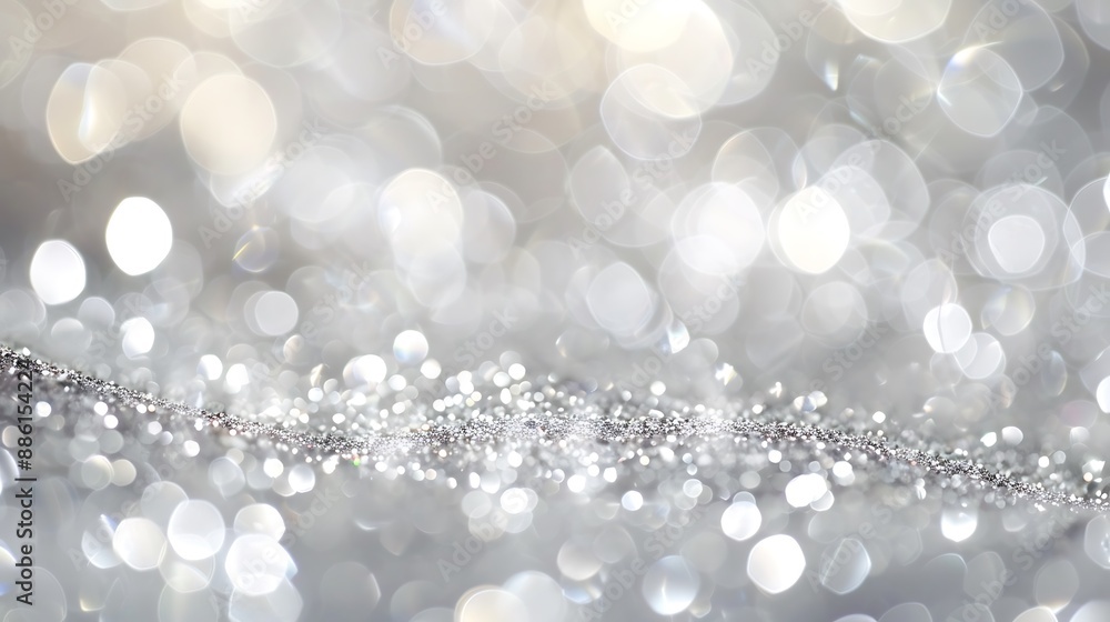 Ultra HD silver and white background with de-focused abstract glitter lights, featuring minimalist coral highlights Ultra HD silver and white background with de-focused abstract glitter lights, featuring minimalist coral highlights