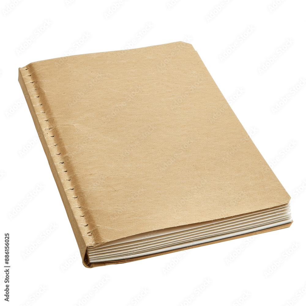 Brown Notebook With Stitched Binding Brown Notebook With Stitched Binding