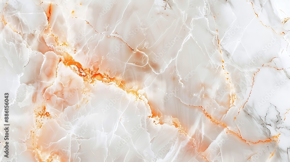 Ultra HD white marble background with subtle orange accents, warm and elegant Ultra HD white marble background with subtle orange accents, warm and elegant