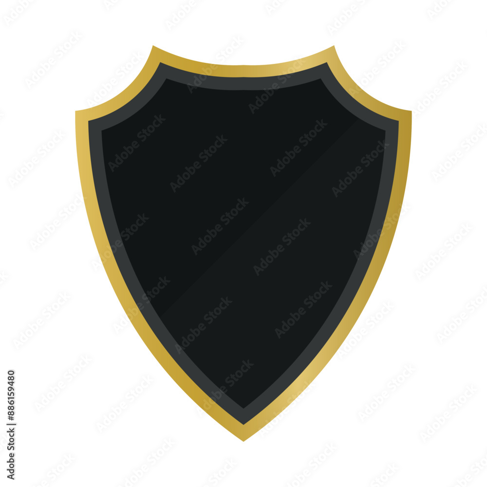 Gold Shield Emblem Gold Shield Emblem