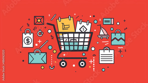 Create an image for an online store product showcasing downloadable content (DLC) for e-commerce platforms, such as features for displaying product discount percentages.  photo