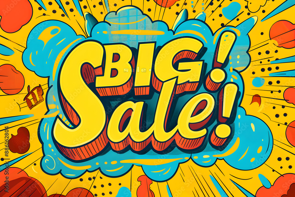 Fototapeta premium big sale banner 