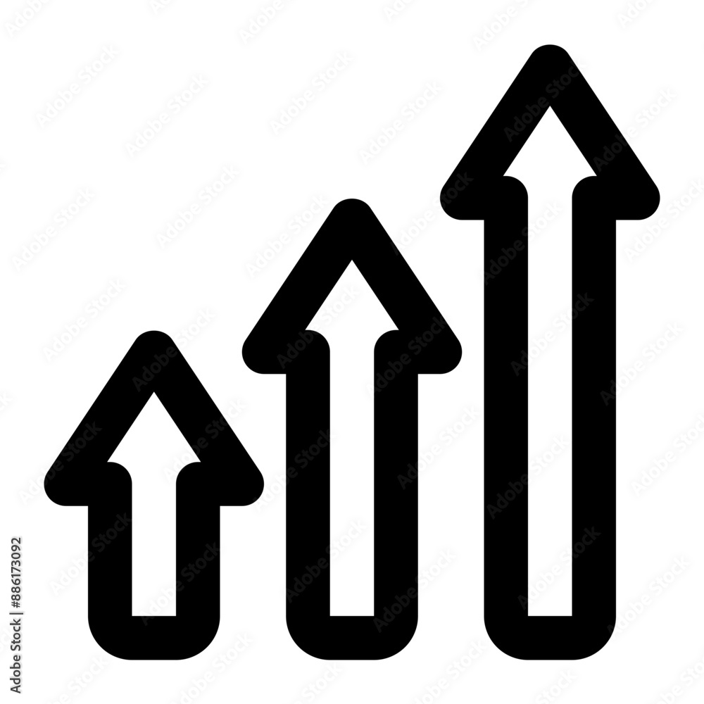 growth icon for illustration growth icon for illustration