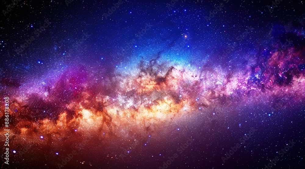 background with stars
