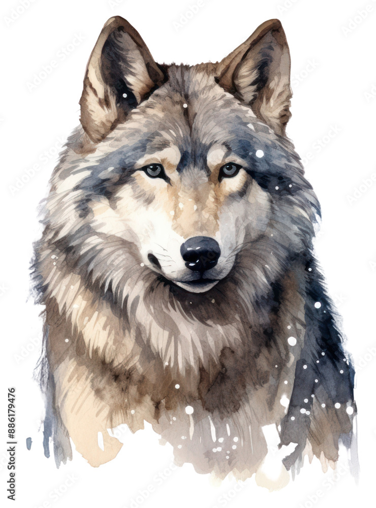 Obraz premium PNG Wolf mammal animal coyote.