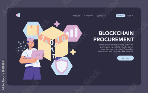 Purchasing Innovation. Flat Vector Illustration