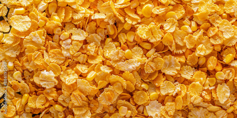 Cornflakes per la colazione.