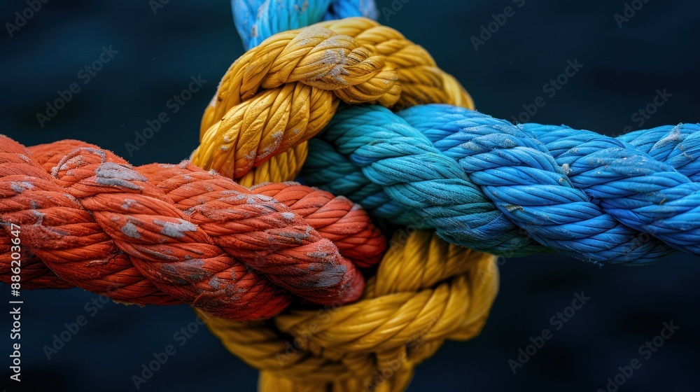 Intertwined Ropes: A Visual Metaphor for Connection Intertwined Ropes: A Visual Metaphor for Connection