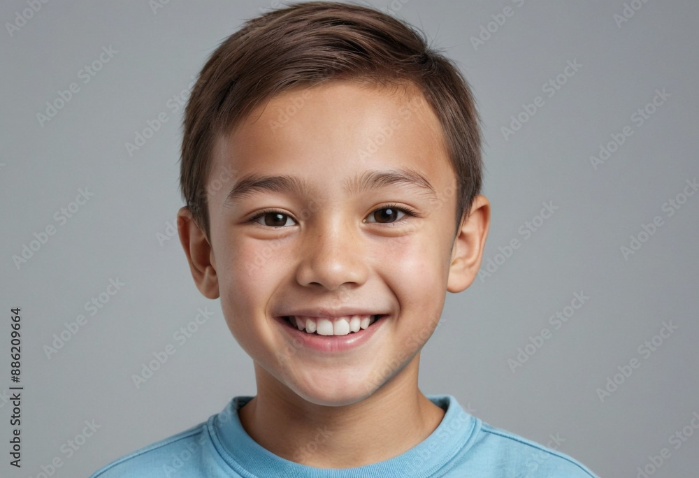 Portrait view of a regular happy smiling Kazakhstan boy, ultra realistic, candid, social media, avatar image, plain solid background Portrait view of a regular happy smiling Kazakhstan boy, ultra realistic, candid, social media, avatar image, plain solid background
