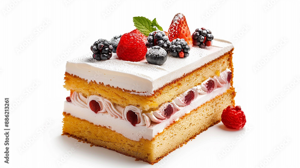 Vanilla sponge cake with fruits on white background. vanilla sponge cake, sponge cake with fruits, fruit cake, vanilla cake, cake with berries, dessert cake, homemade cake, bakery cake, Vanilla sponge cake with fruits on white background. vanilla sponge cake, sponge cake with fruits, fruit cake, vanilla cake, cake with berries, dessert cake, homemade cake, bakery cake,