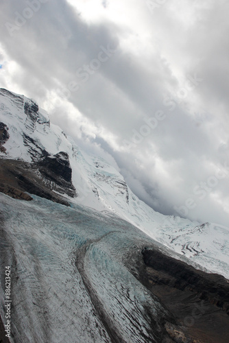 Icefield Glacier in Mount Robson Provincial Park, British Columbia, Canada photo