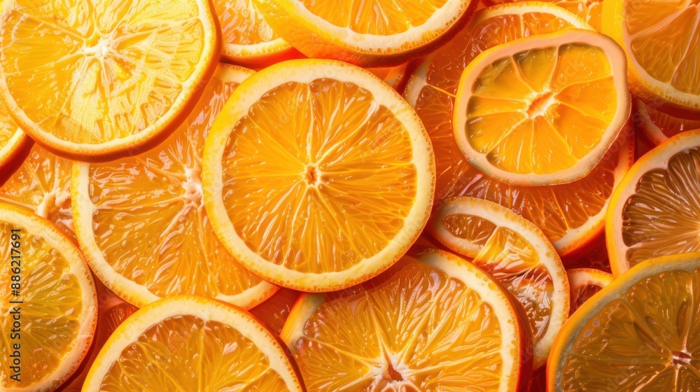 Fototapeta premium background of orange slices