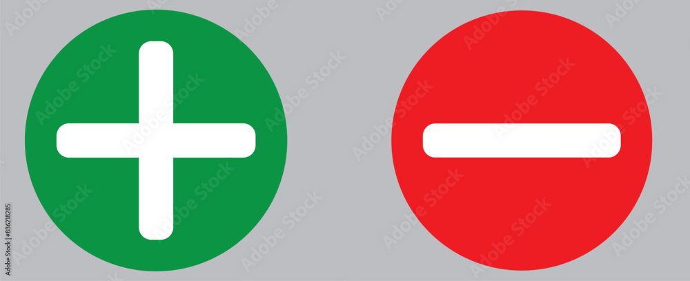 Plus minus icon set. Math calculator signs Plus minus icon set. Math calculator signs