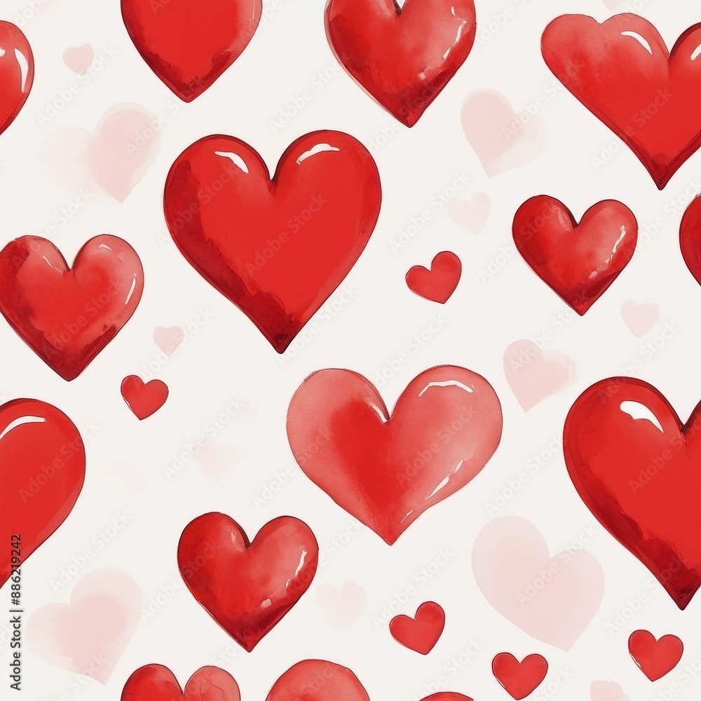 seamless background with hearts seamless background with hearts