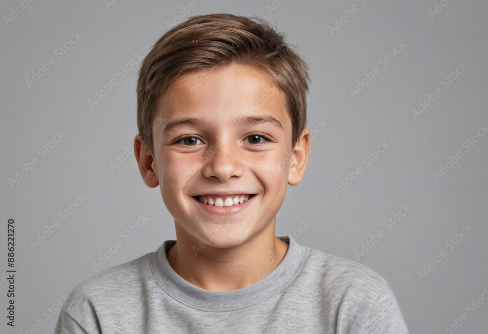 Portrait view of a regular happy smiling Serbia boy, ultra realistic, candid, social media, avatar image, plain solid background Portrait view of a regular happy smiling Serbia boy, ultra realistic, candid, social media, avatar image, plain solid background