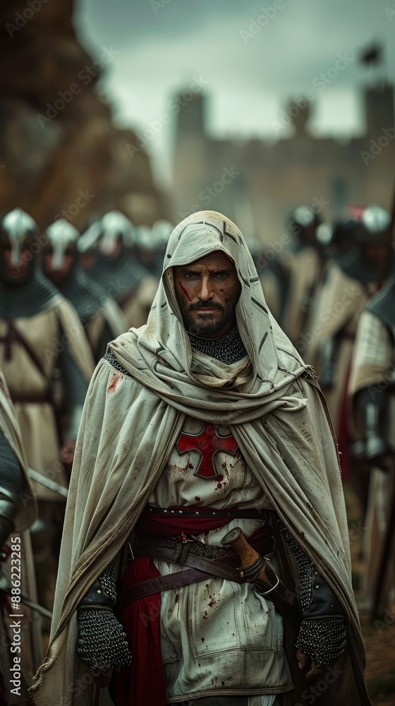 Templar Knight Preparing for Battle Templar Knight Preparing for Battle