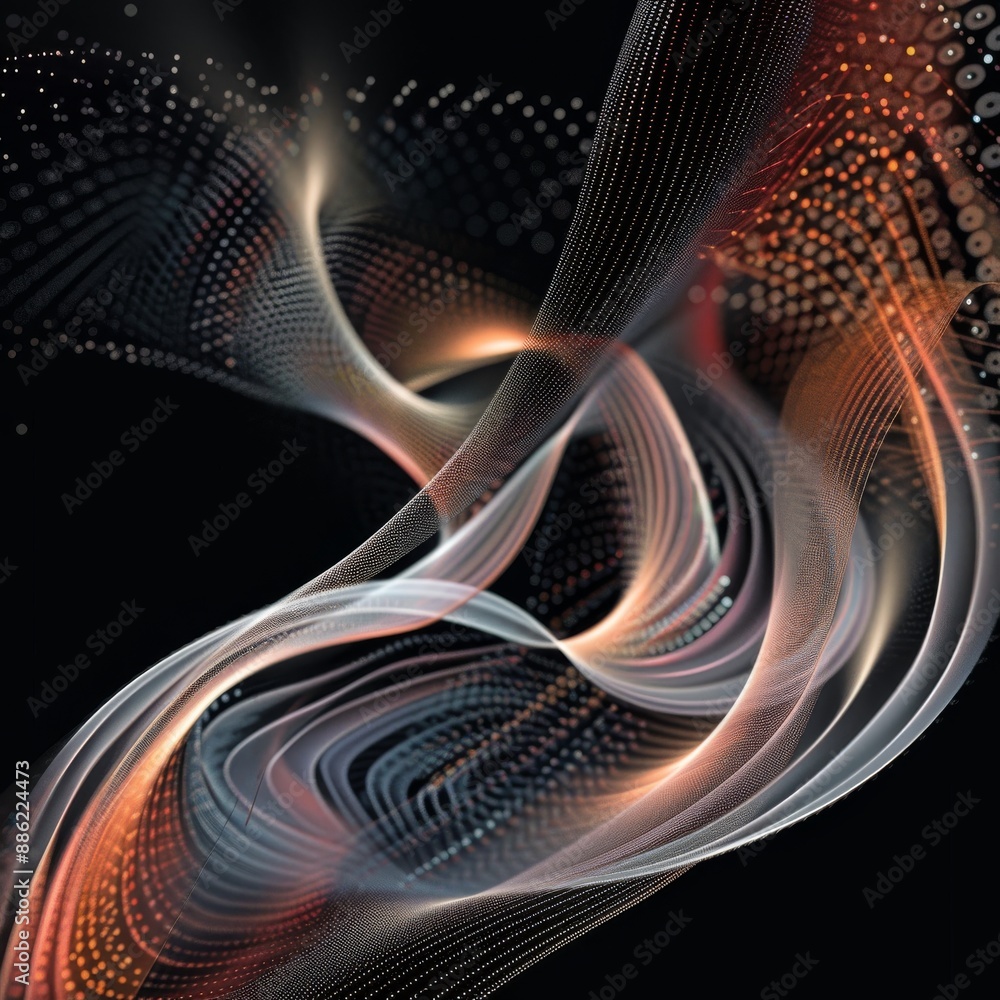 A dynamic background of swirling lines and dots, creating a sense of movement background A dynamic background of swirling lines and dots, creating a sense of movement background