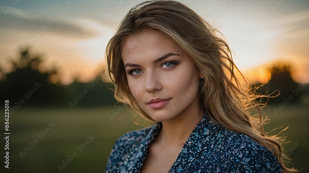 Naklejka premium girl