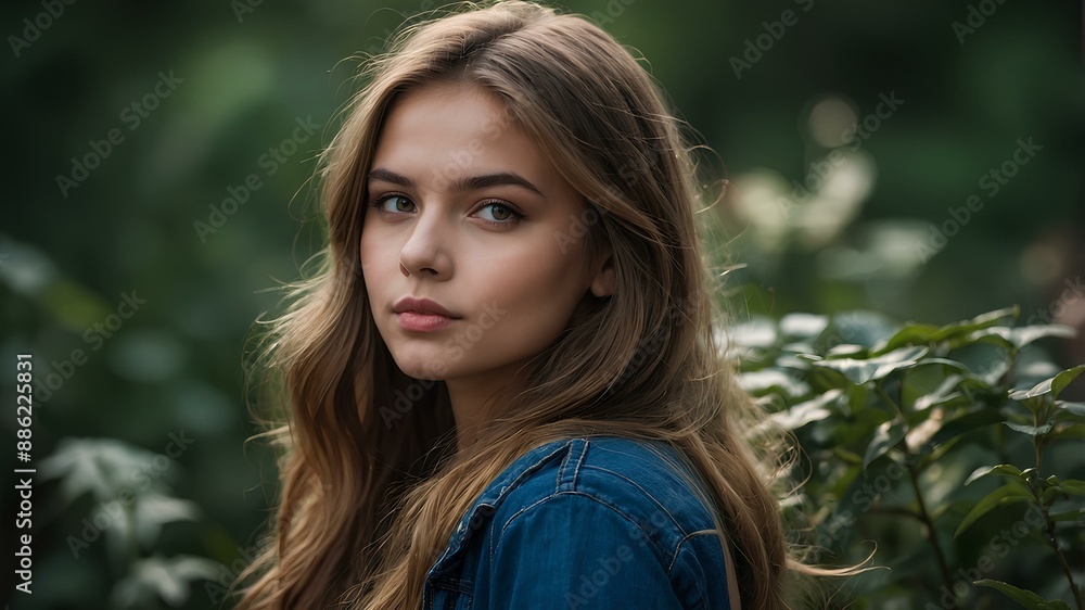 Naklejka premium girl 10