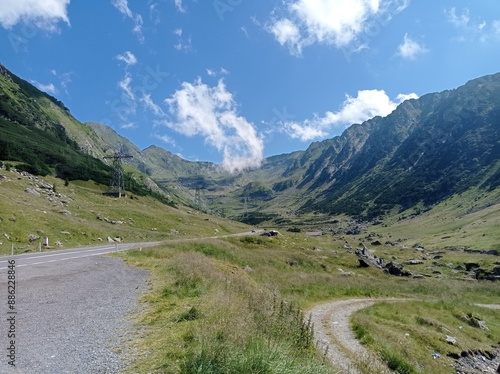  Serene Mountain Valley with Pathways