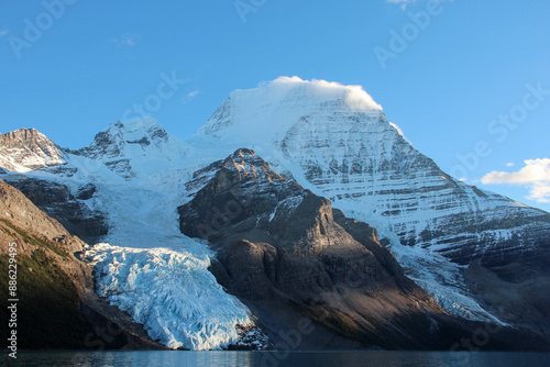 Berg Lake and Berg Glacier, Mount Robson Provincial Park, British Columbia, Canada photo