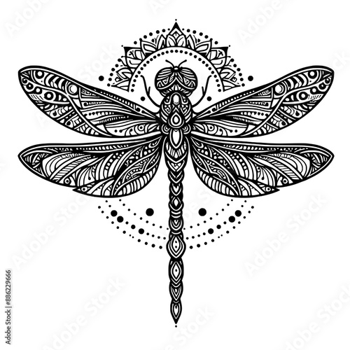 dragonfly for mandala