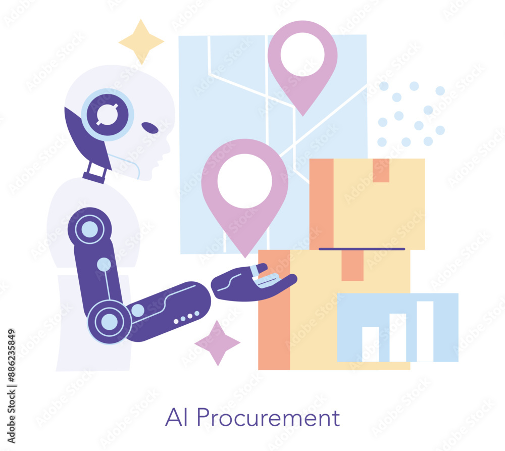 Purchasing Innovation. Flat Vector Illustration Purchasing Innovation. Flat Vector Illustration