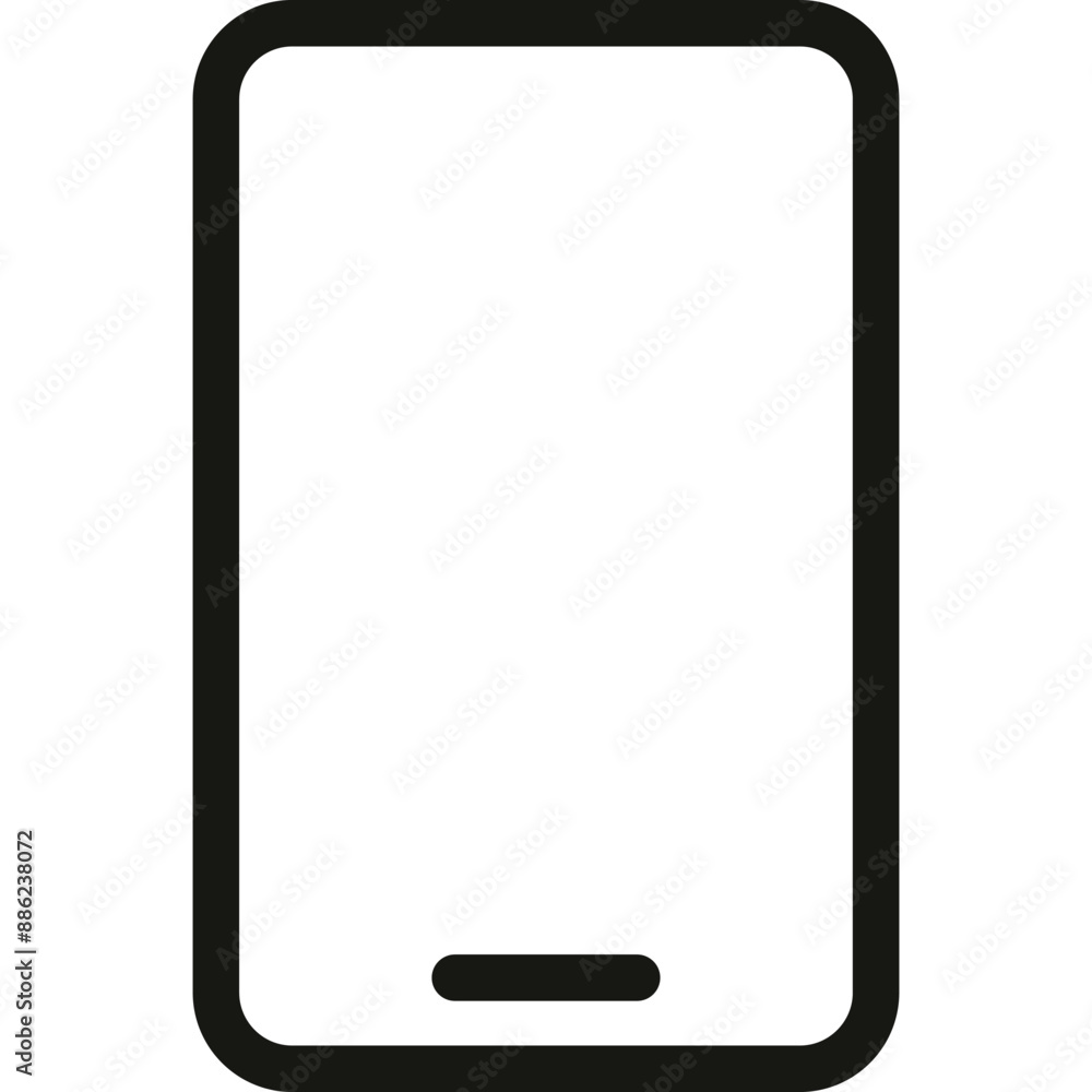 Smartphone Screen, Mobile Phone Icon Smartphone Screen, Mobile Phone Icon