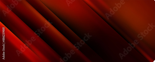 Red background for wide banner