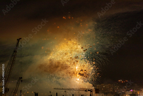 Photography Fireworks, With fervor and joy, Palermo pays tribute to Saint Rosalía, its patron saint and guardian
