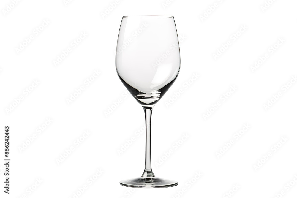 A Crystal Clear Glass Awaits The Perfect Pour on a White or Clear Surface PNG Transparent Background. A Crystal Clear Glass Awaits The Perfect Pour on a White or Clear Surface PNG Transparent Background.