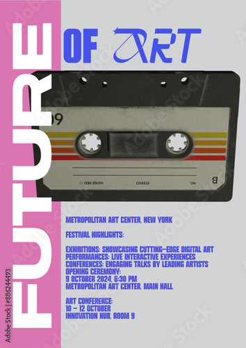 poster design illustration pop retro