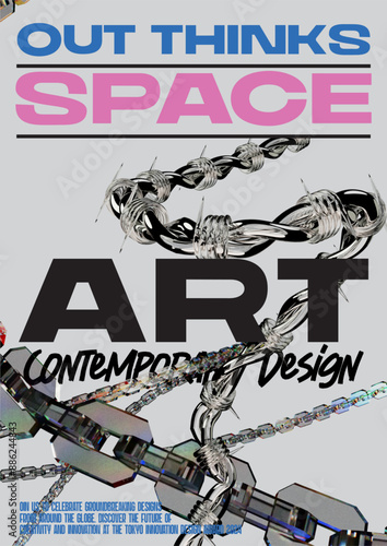 poster design illustration pop retro