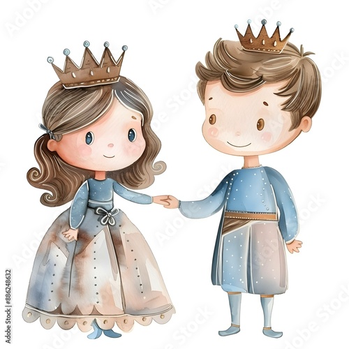 Prince and princess doodle