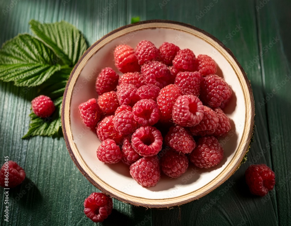 Raspberries from farm to table, showcasing the natural beauty and taste of freshly picked Raspberries from farm to table, showcasing the natural beauty and taste of freshly picked