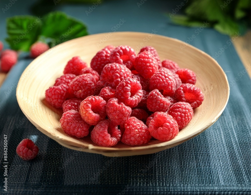 Raspberries from farm to table, showcasing the natural beauty and taste of freshly picked Raspberries from farm to table, showcasing the natural beauty and taste of freshly picked