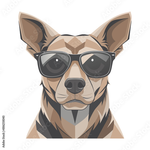 Cute lovely cat and dog vector illustration