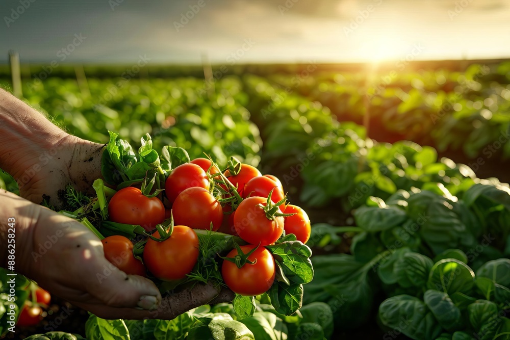 A garden full of fresh vegetables being harvested, field of dept deep odject, all cover focus text, for spacecopy A garden full of fresh vegetables being harvested, field of dept deep odject, all cover focus text, for spacecopy